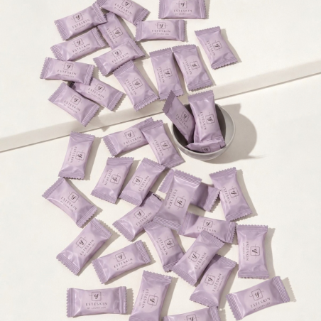 ESTESKIN vienkartiniai viskozės veido rankšluostukai, 50 vnt.