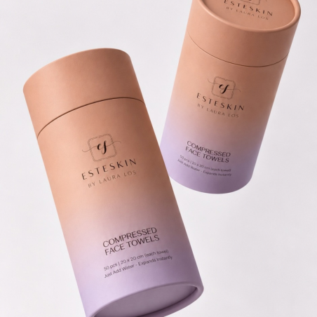 ESTESKIN vienkartiniai viskozės veido rankšluostukai, 50 vnt.