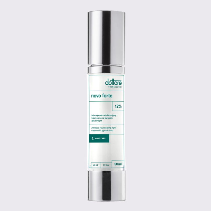 Kremas su 12 % glikolio rūgštimi Dottore Novo Forte, 50 ml
