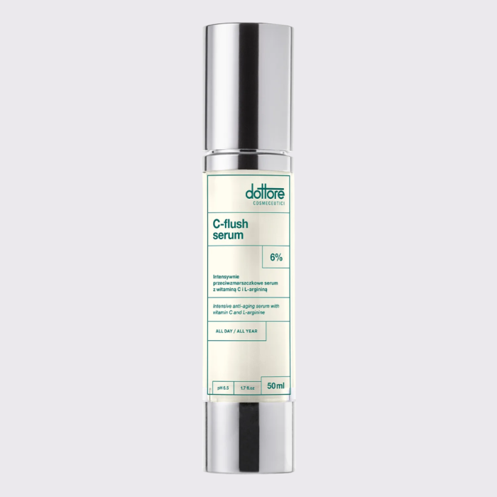 Veido serumas su 6 % vitaminu C Dottore C-flush, 50 ml