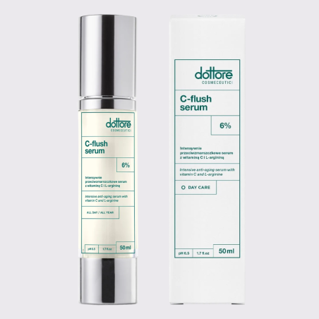 Veido serumas su 6 % vitaminu C Dottore C-flush, 50 ml