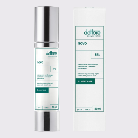 Kremas su 8 % glikolio rūgštimi Dottore Novo, 50 ml