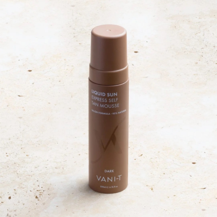 VANI-T Liquid Sun Express Self Tan Mousse Dark - savaiminio įdegio putos kūnui