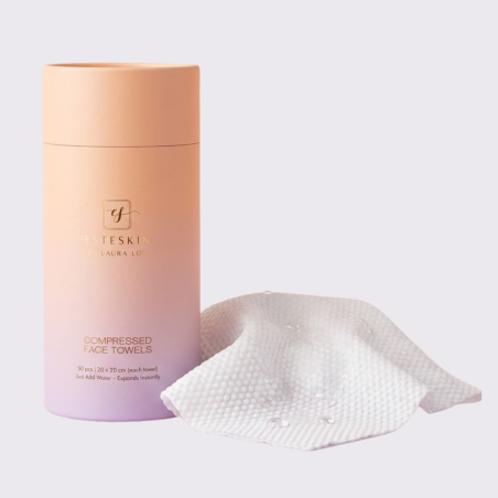 ESTESKIN vienkartiniai viskozės veido rankšluostukai, 50 vnt.