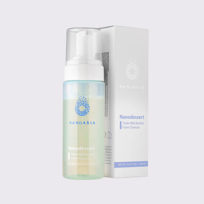 Nanoasia Triple Mild Bubble Foam Cleanser putos veidui 150ml