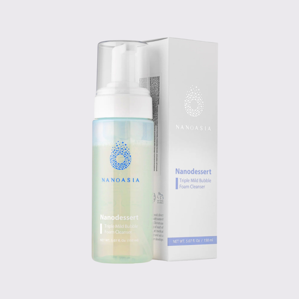 Nanoasia Triple Mild Bubble Foam Cleanser putos veidui 150ml