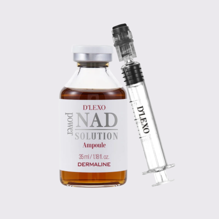 DERMALINE D’LEXO NAD Power Solution energizuojanti ir skaistinanti ampulė, 35 ml