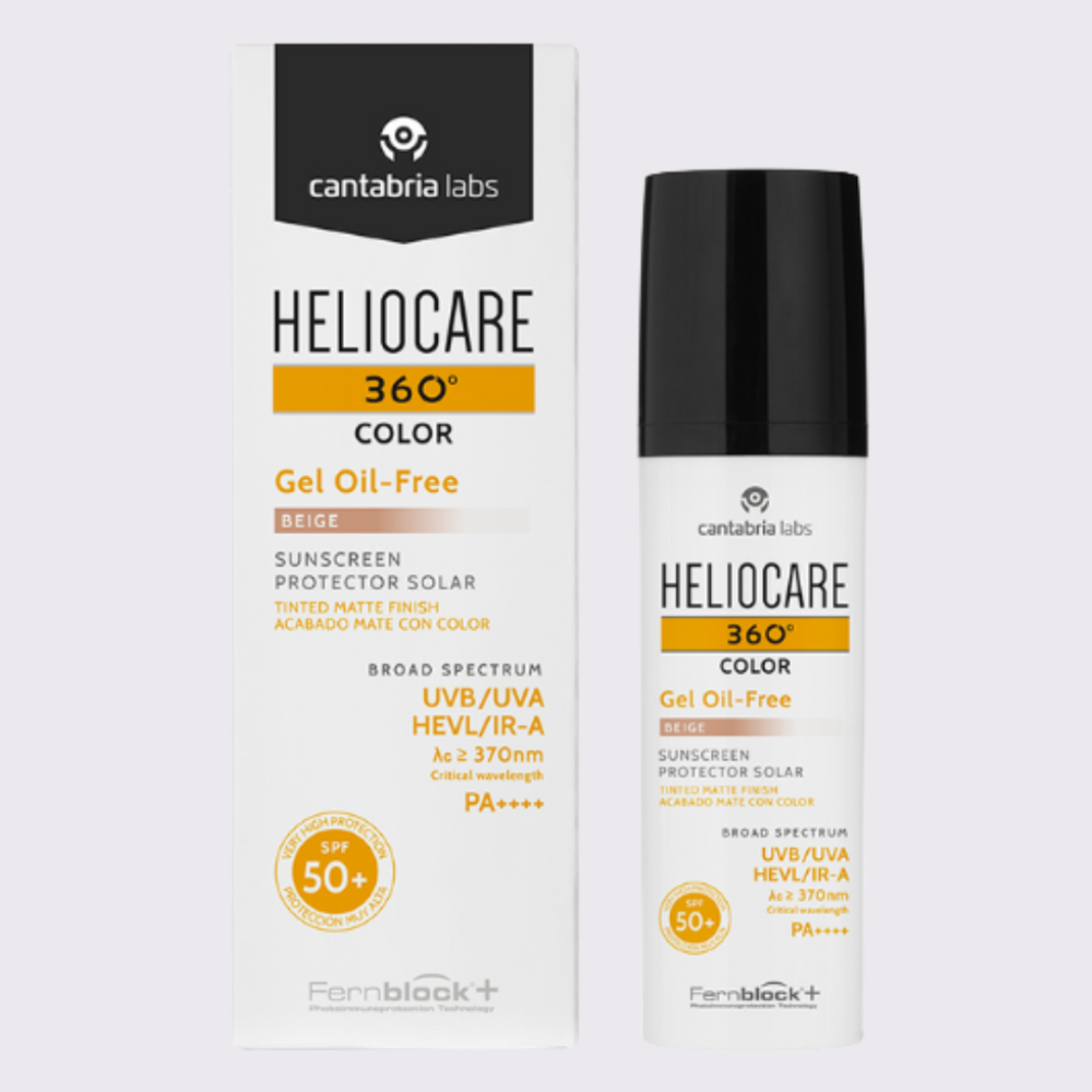 Heliocare 360 Color Oil-Free Gelis SPF 50+ (Beige)