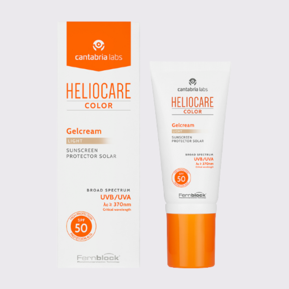 Heliocare Color Gelcream tonuojantis veido kremas SPF 50, 50 ml (Light)