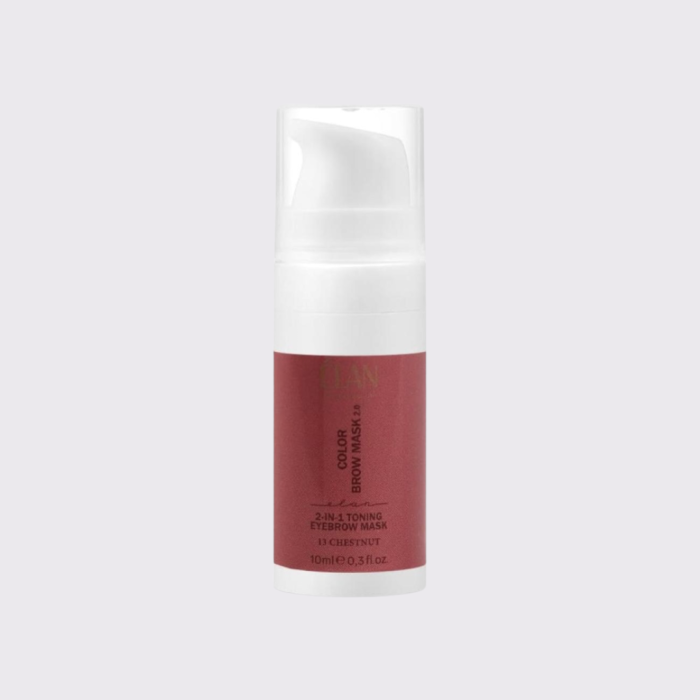 ELAN kaukė antakiams su atspalviu „Color Brow Mask 2.0“ (13 Chestnut)